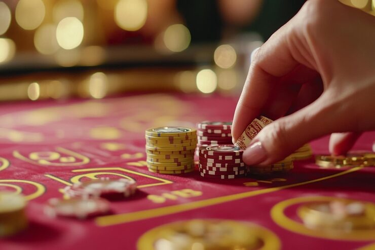 Live dealer conducting Casino Hold'em on big777 login